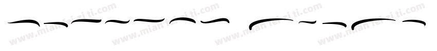 Bandito Swash字体转换